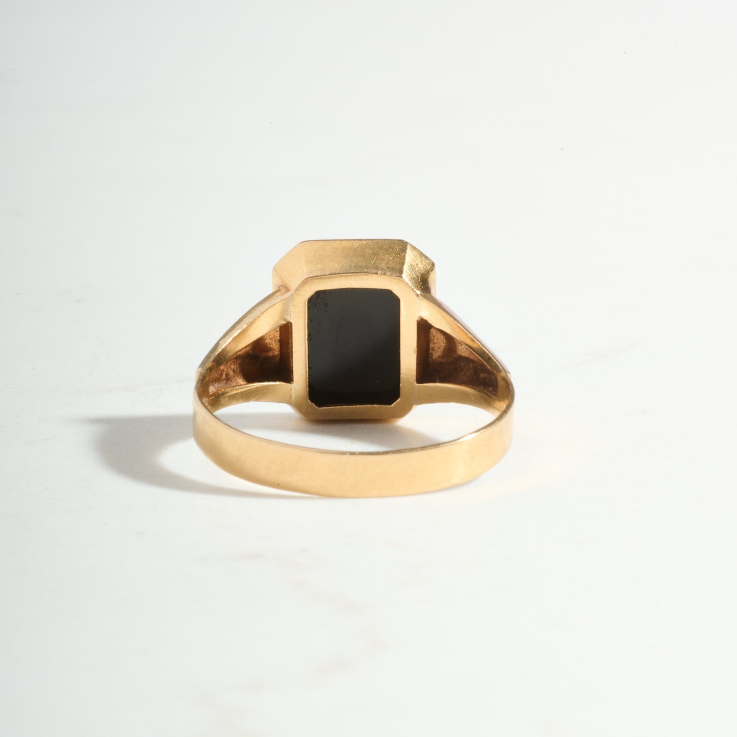 VINTAGE Onyx Signet Ring