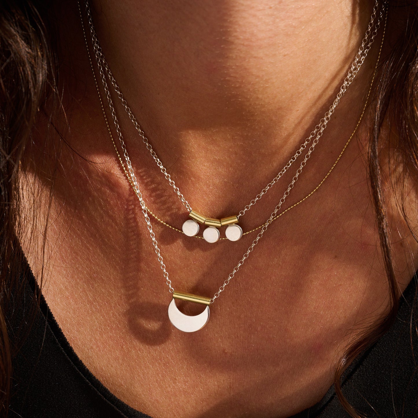 Crescent Moon Necklace | Made to Order