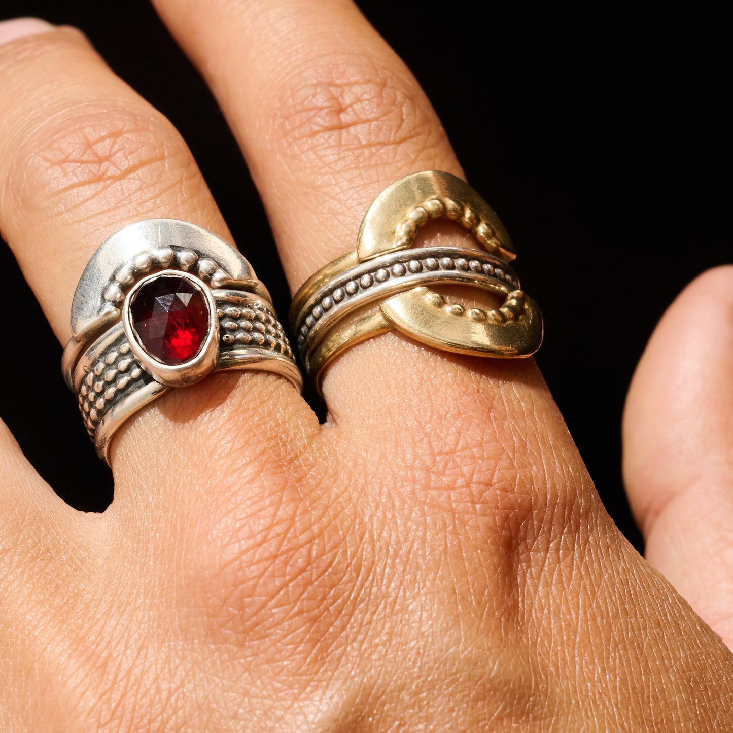 Shield Stacking Ring | Made to Order