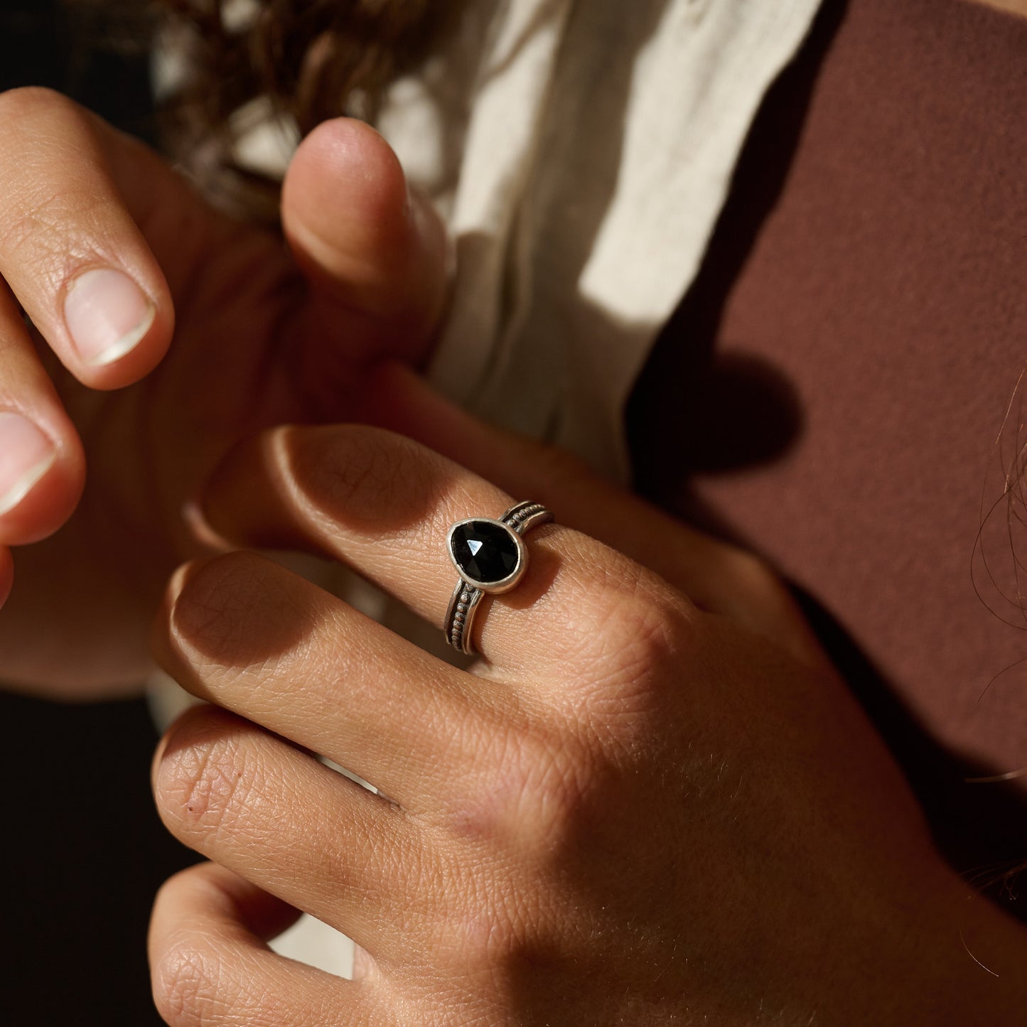 Onyx Protection Ring | Ready to Ship