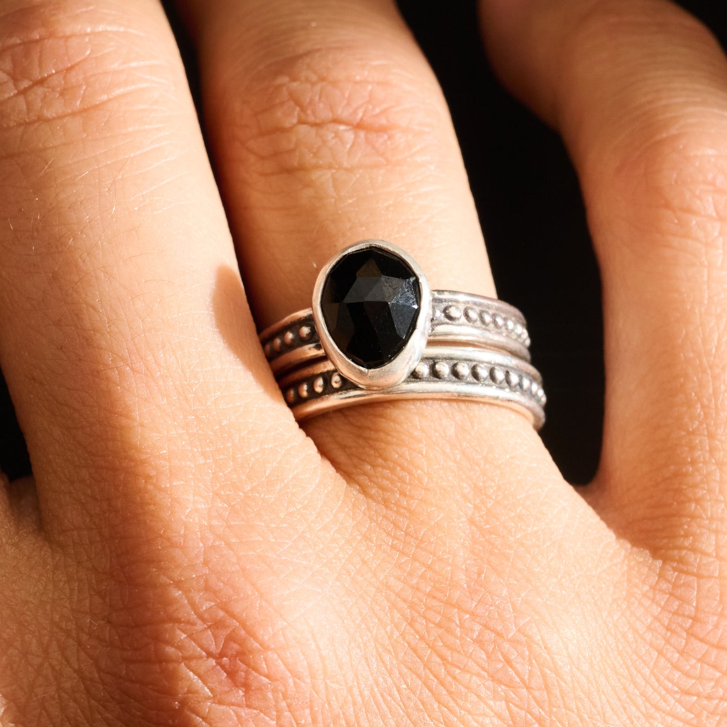 Onyx Protection Ring | Ready to Ship