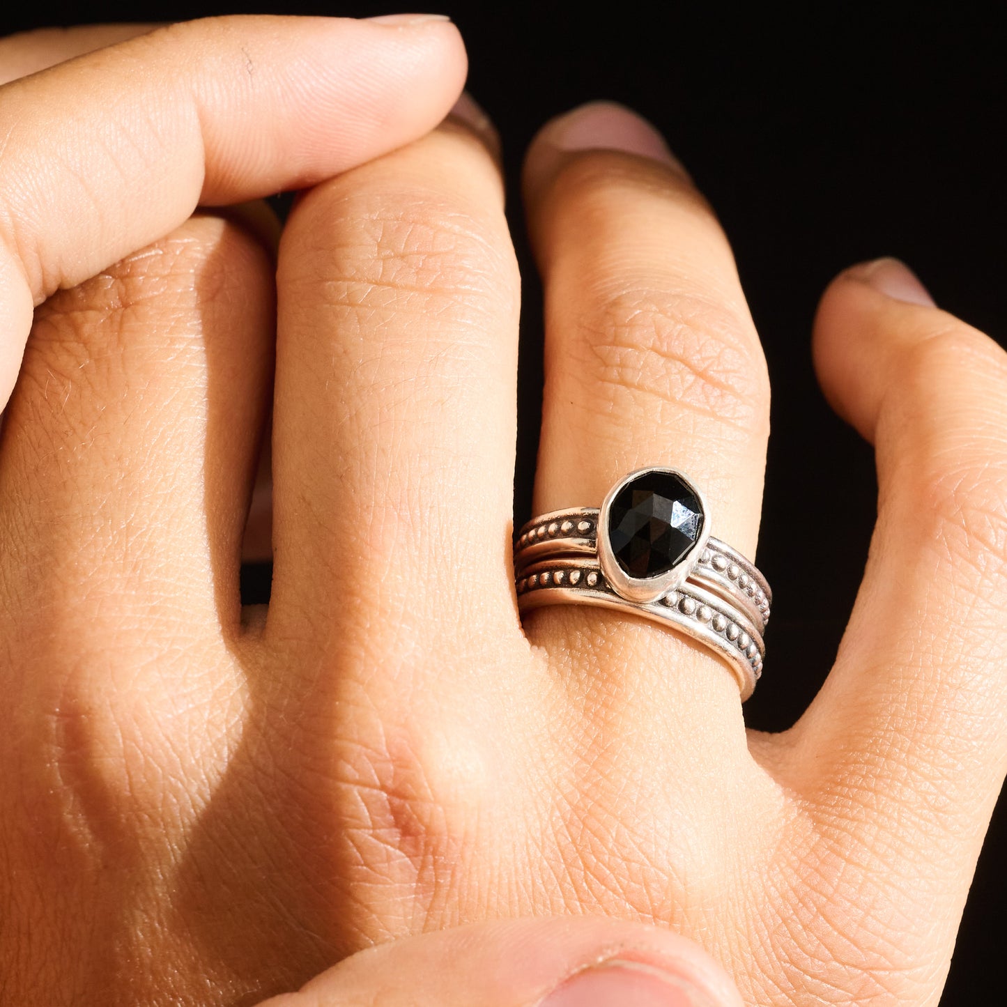 Onyx Protection Ring | Ready to Ship