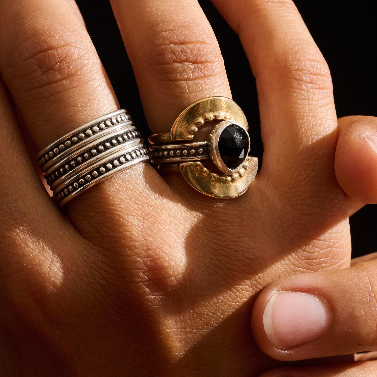 Onyx Protection Ring | Ready to Ship