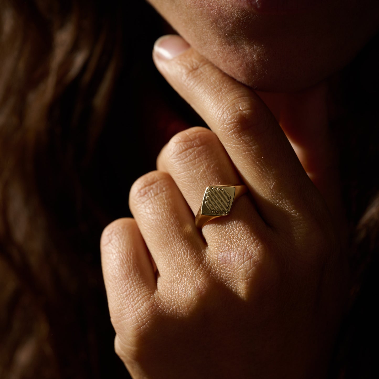 Sun Ray Signet Ring | Made to Order