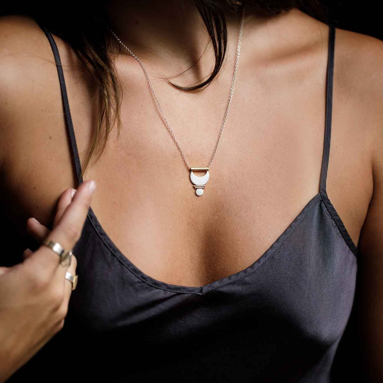 Wearing the Small Prana Pendant on it's own and feeling the life-force that it brings.