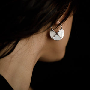 
                  
                    DISCONTINUING Shield Earrings | Silver
                  
                