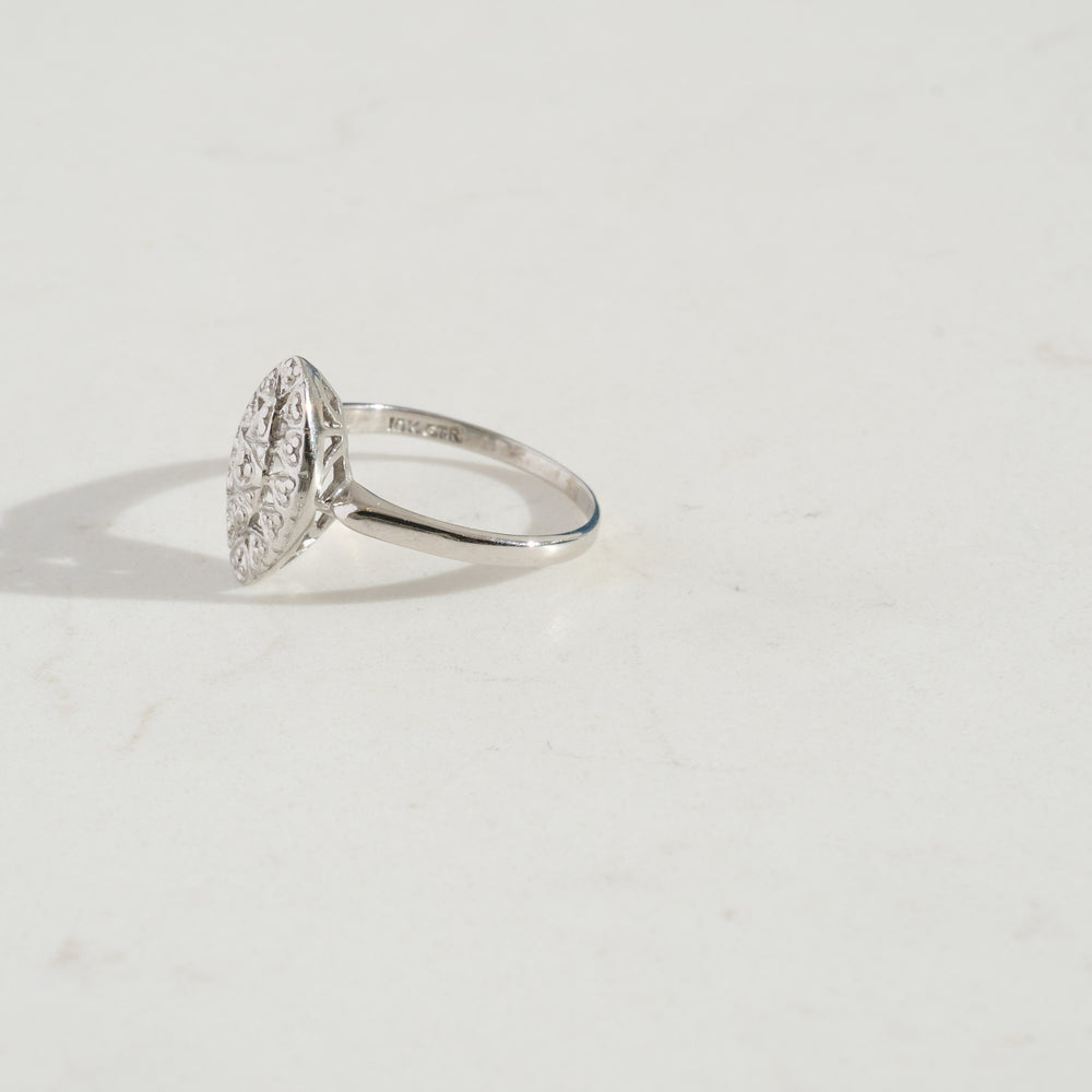 
                      
                        VINTAGE Floral Marquis Ring
                      
                    