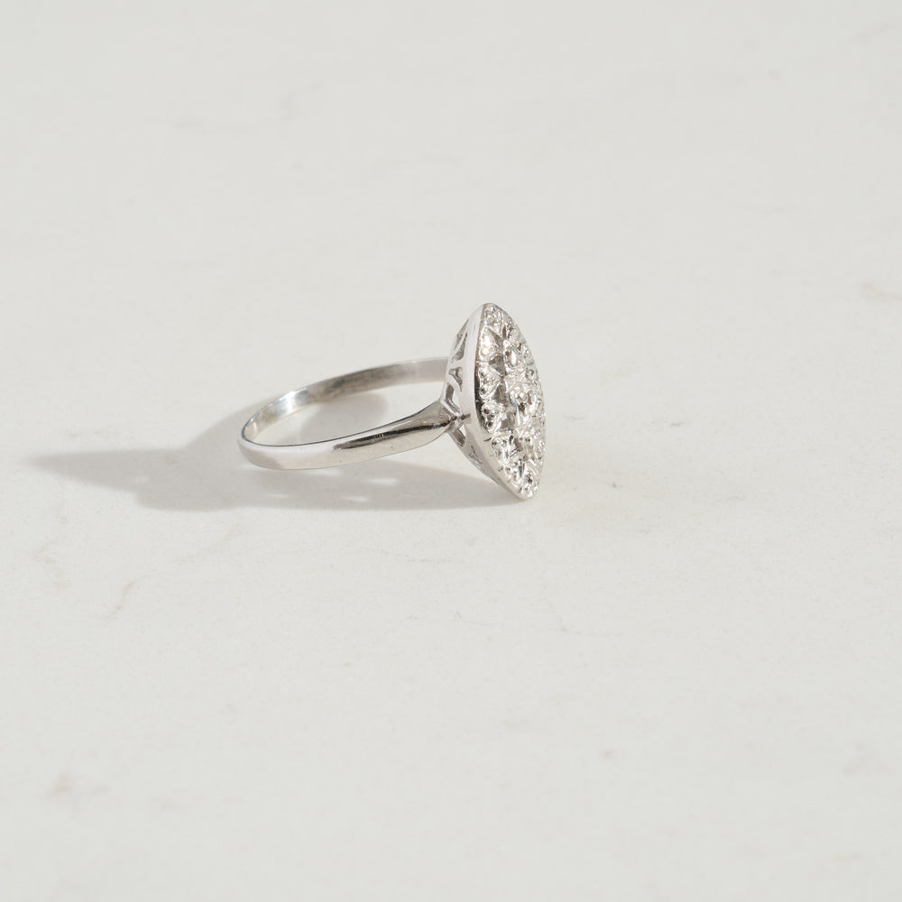 
                      
                        VINTAGE Floral Marquis Ring
                      
                    