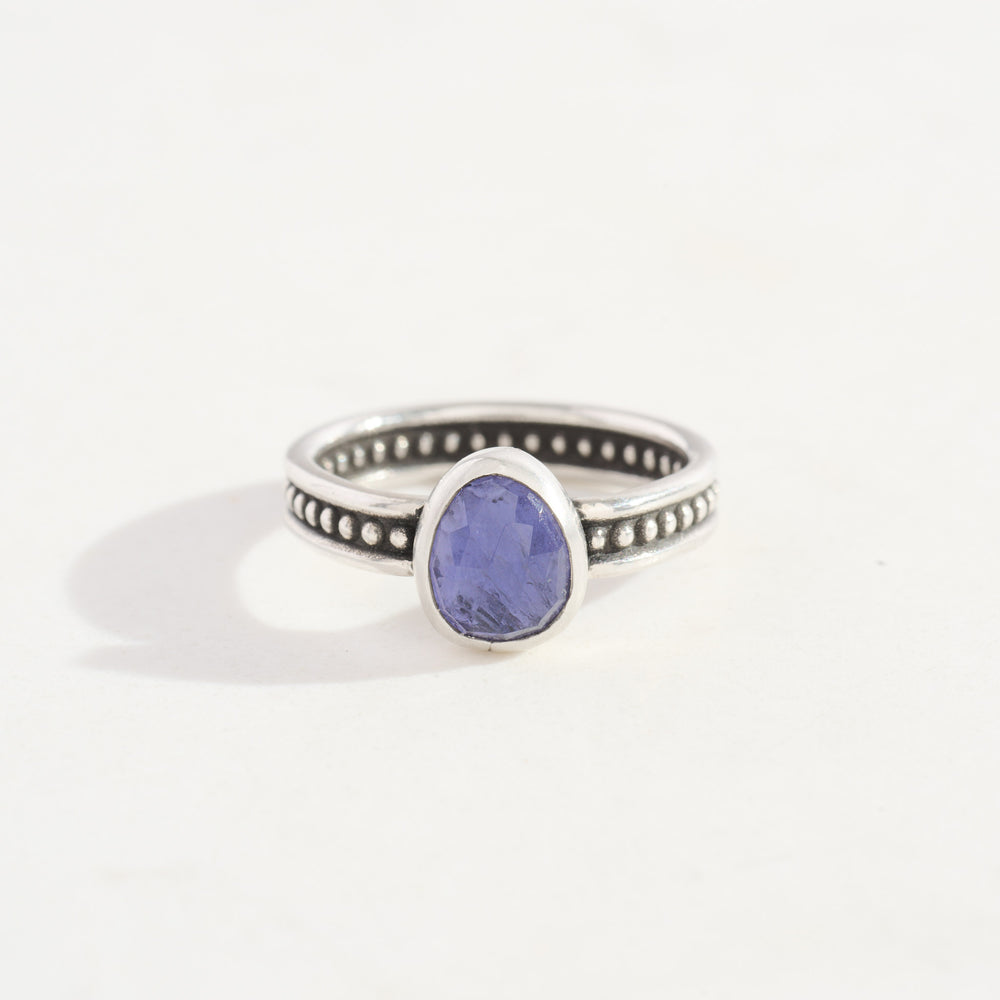 One of a Kind Iolite Protection Ring | Ready to Ship