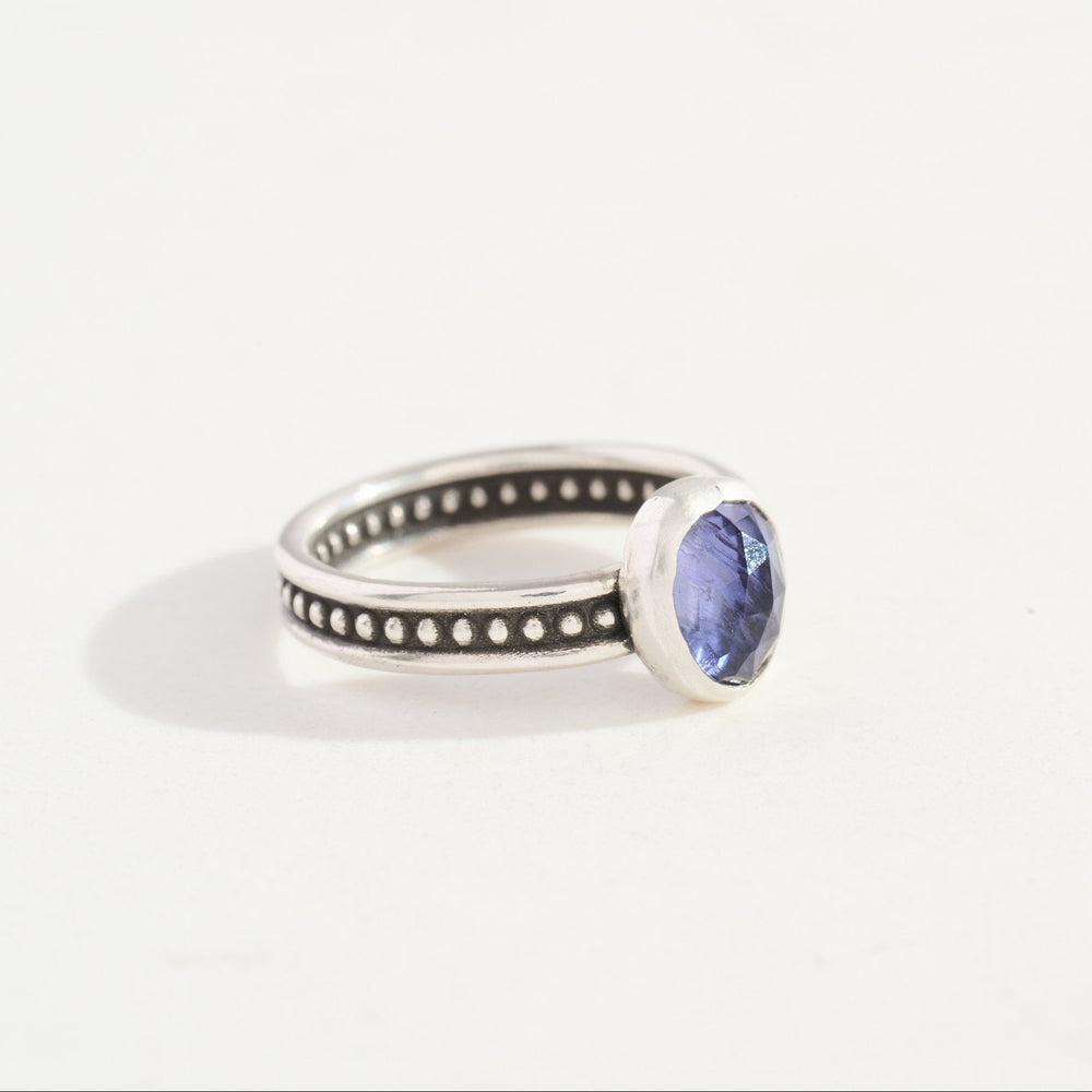 
                      
                        One of a Kind Iolite Protection Ring | Ready to Ship
                      
                    