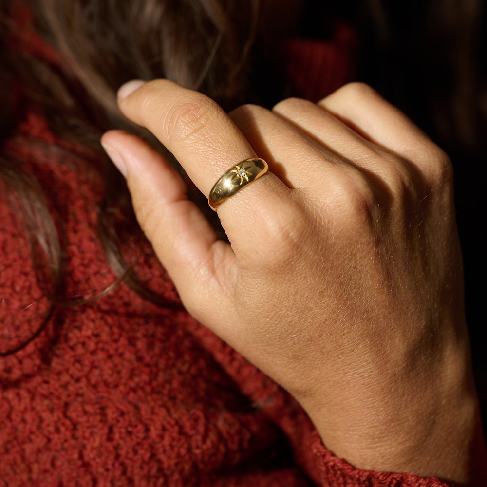 
                      
                        ANTIQUE Star Set Diamond Ring
                      
                    