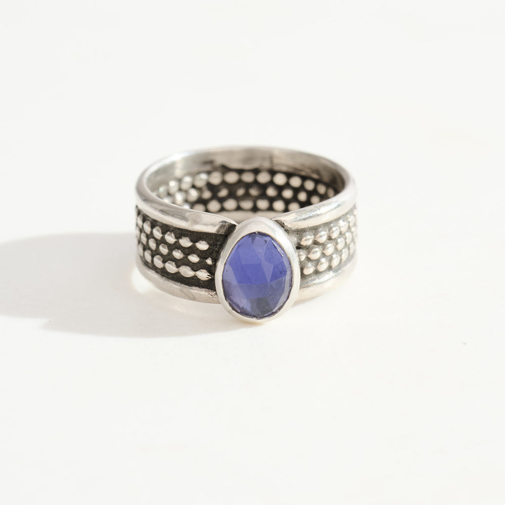 One of a Kind Iolite Warrior Ring | Ready to Ship