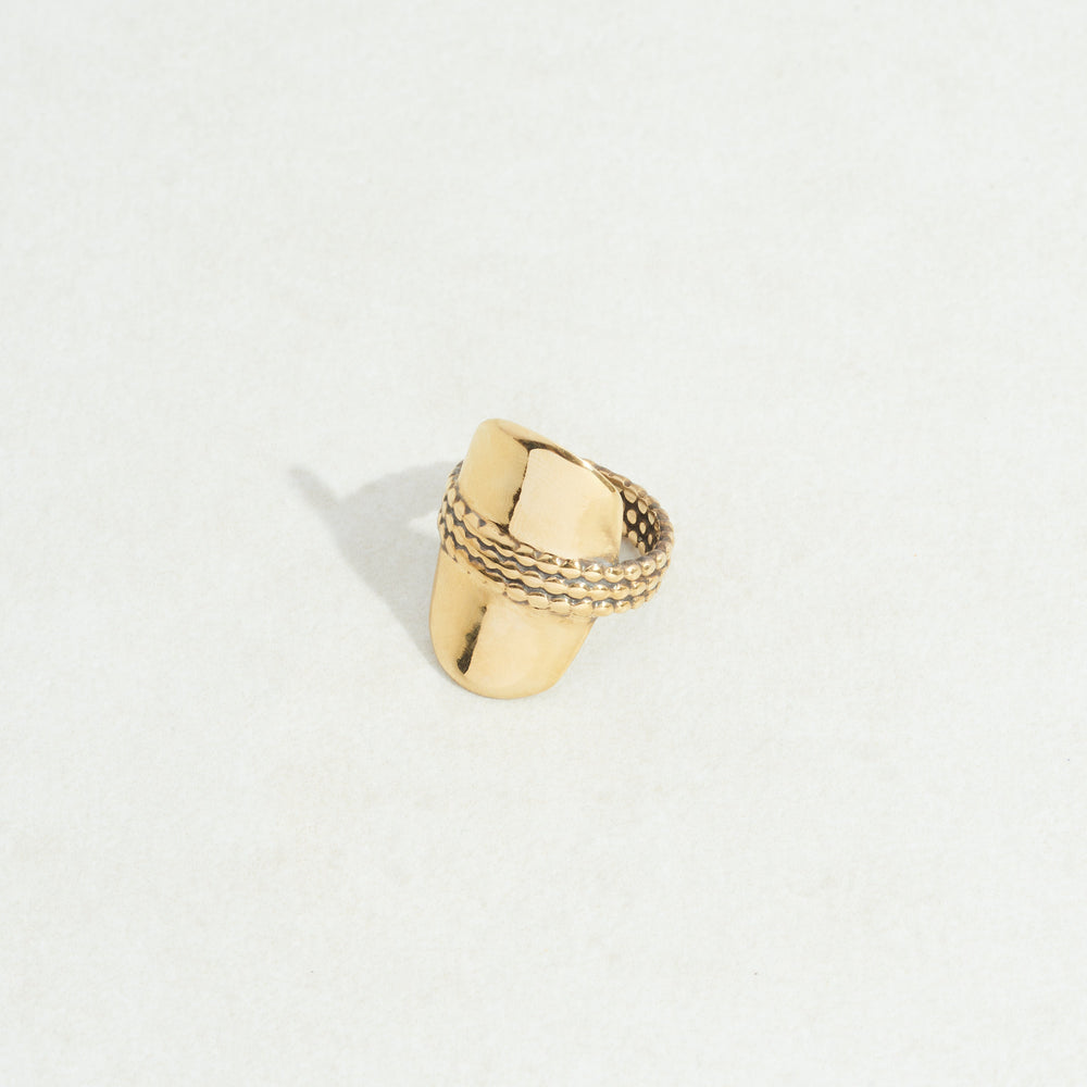 
                  
                    Shield Ring | Brass
                  
                