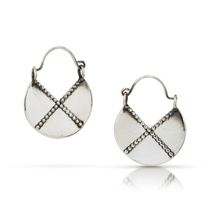 
                  
                    Shield Earrings | Silver
                  
                