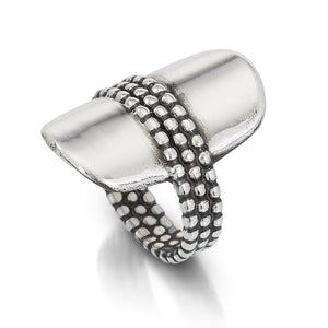 
                  
                    Shield Ring | Silver
                  
                