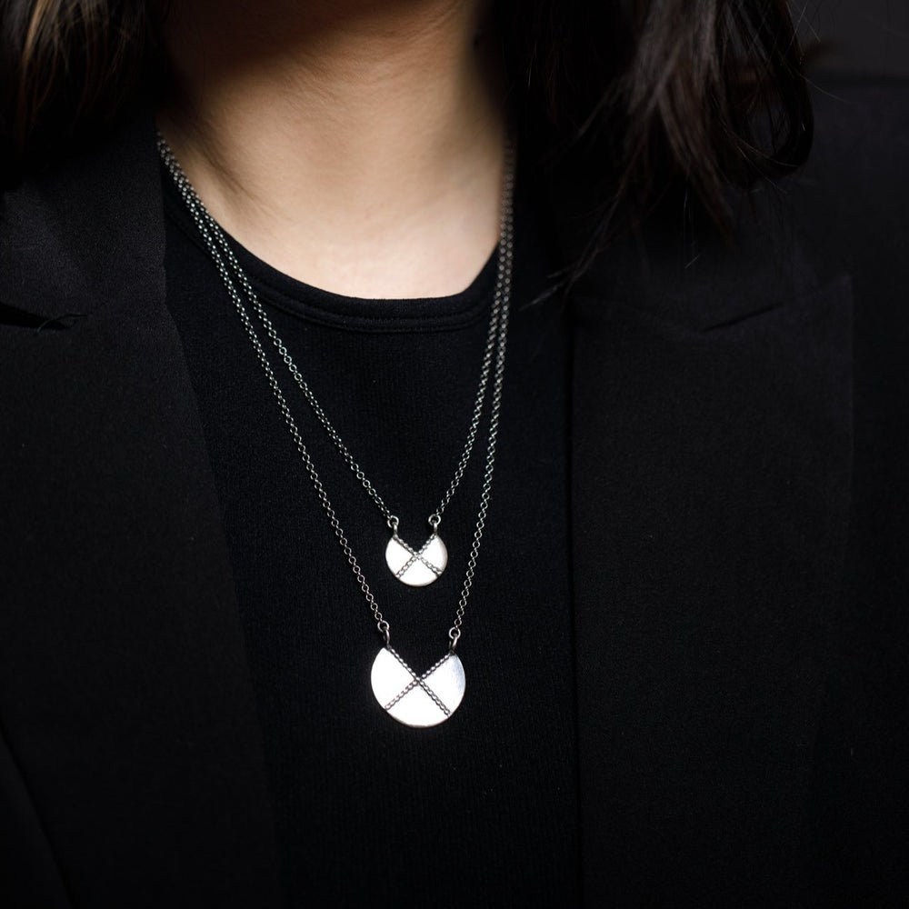 
                  
                    Large Shield Pendant | Silver
                  
                